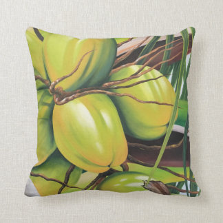 Vintage Tropical Coconut Palm Cushion