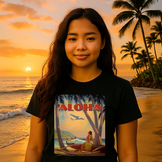 Vintage Tropical Hawaii Aloha T-Shirt (Creator Uploaded)