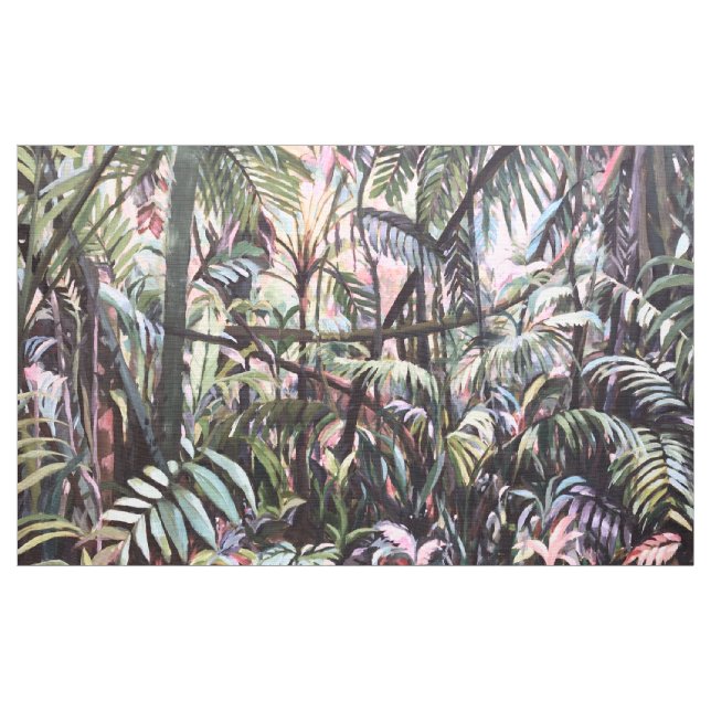 Vintage Tropical Jungle Fabric (Yard)