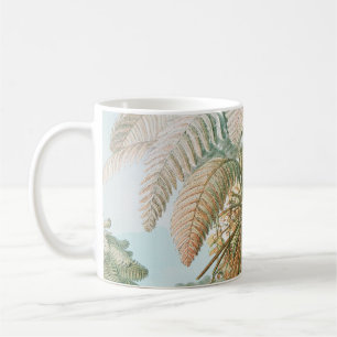 Vintage Tropical Palm Tree, Retro Botanical Coffee Mug