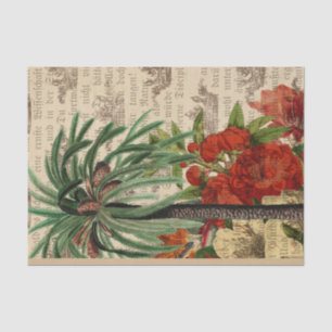 Vintage Tropical Palm Tree Tissue Paper