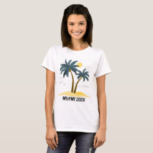 Vintage Tropical Paradise Island Getaway T-Shirt
