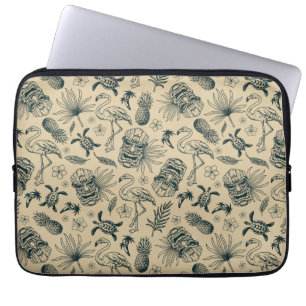 Vintage Tropical Pattern Laptop Sleeve