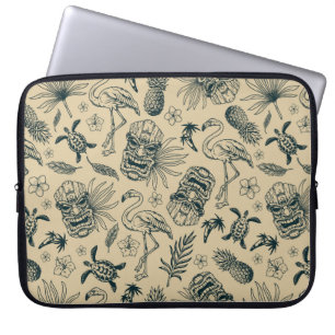 Vintage Tropical Pattern Laptop Sleeve