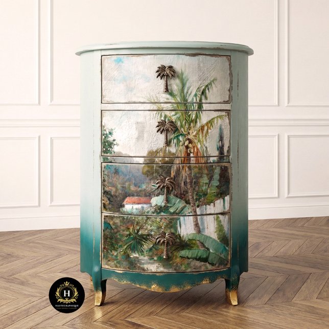 Vintage Tropical Rustic Texture Decoupage Tissue Paper (Creator Uploaded)