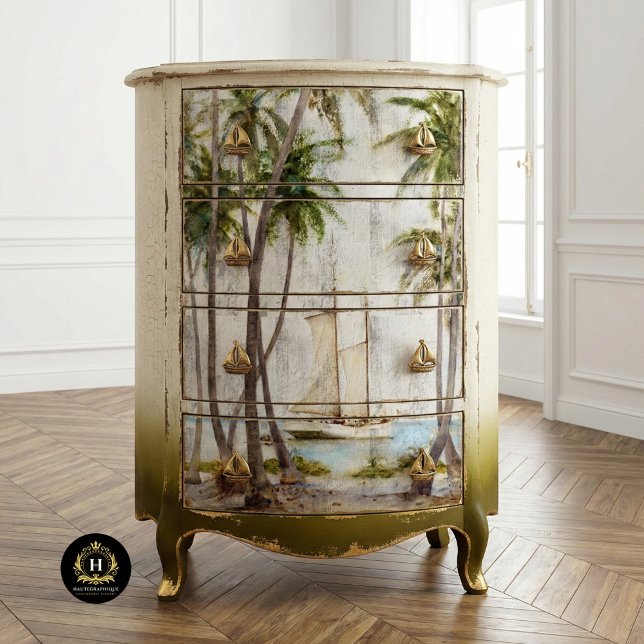 Vintage Tropical Rustic Texture Decoupage Tissue Paper (Creator Uploaded)