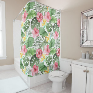 Vintage Tropical Shower Curtain
