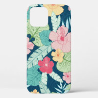 vintage tropical summer hawaiian seamless pattern