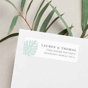 Vintage Tropics Return Address Label