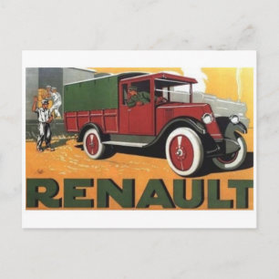 Vintage Truck Ad Postcard