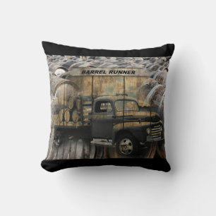 Vintage Truck Antique Truck Old Truck Cushion
