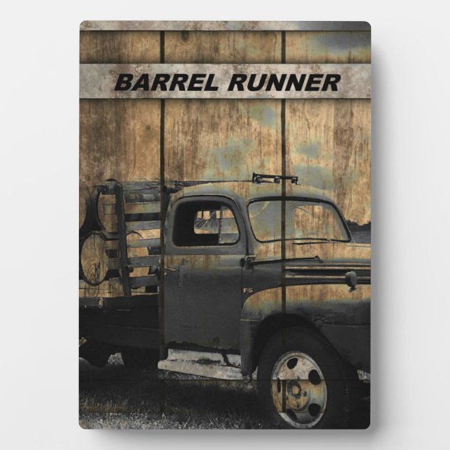 Vintage Truck Antique Truck Old Truck Plaque (Front)