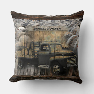 Vintage Truck Antique Truck Old Truck Throw Pillow