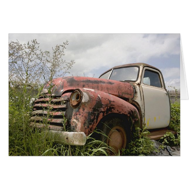 Vintage Truck Card (Front Horizontal)