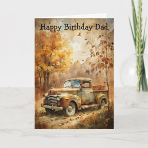 Vintage Truck Card