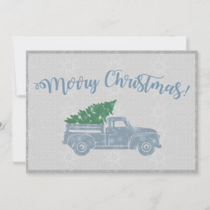 Vintage Truck Christmas Card