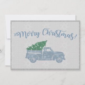 Vintage Truck Christmas Card