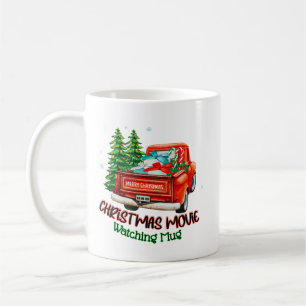 Vintage Truck Christmas Movie Watching Mug