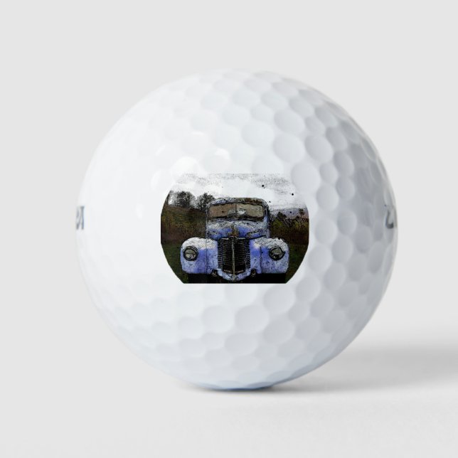 Vintage Truck Golf Balls (Front)