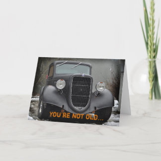 Vintage truck humourous friendship card