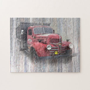 VINTAGE TRUCK JIGSAW PUZZLE