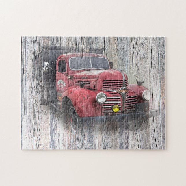 VINTAGE TRUCK JIGSAW PUZZLE (Horizontal)