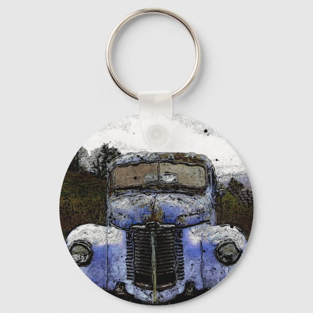 Vintage Truck Key Ring (Front)