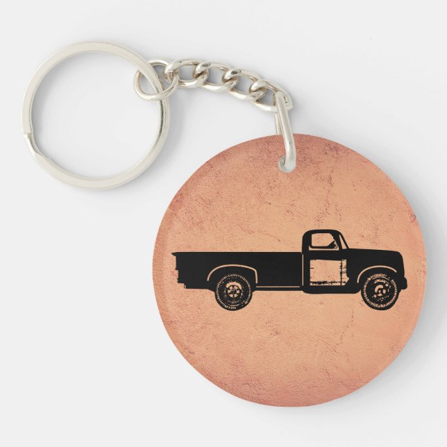 Vintage Truck Key Ring (Front)