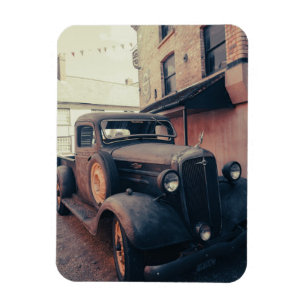 Vintage truck magnet