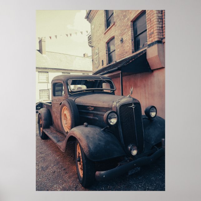 Vintage truck poster (Front)