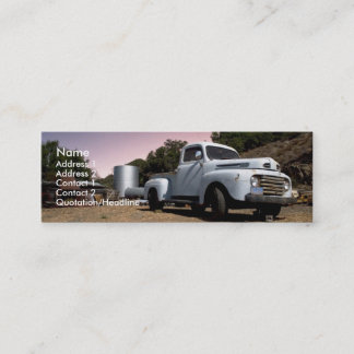 Vintage Truck Skinny  Card