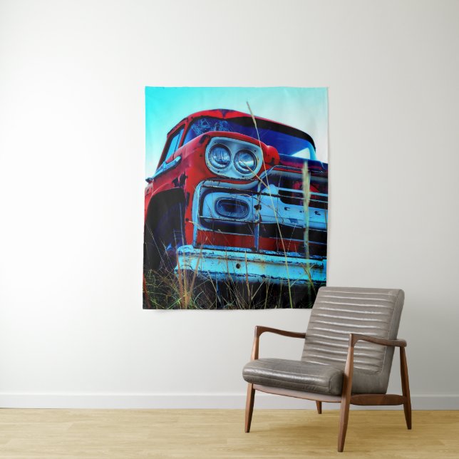 Vintage Truck Tapestry (In Situ)