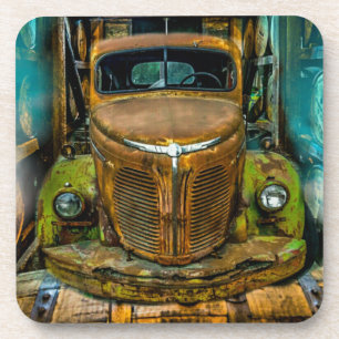 Vintage Truck Whiskey Barrels Coaster