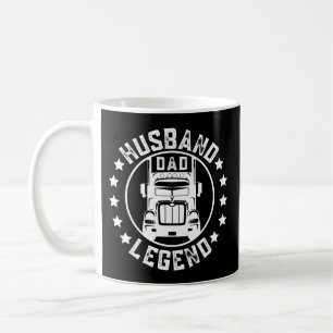 Vintage Trucker Dad Quote Saying Coffee Mug