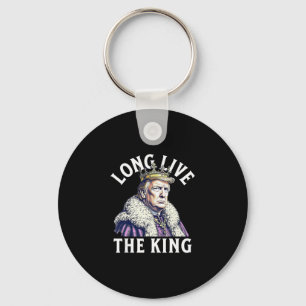 Vintage Trump Long Live The King American Patrioti Key Ring