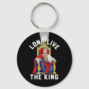 Vintage Trump Long Live The King American Patrioti Key Ring