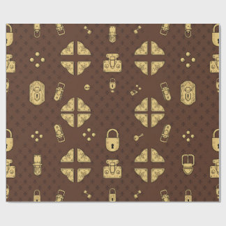 Vintage Trunk Wrapping Paper