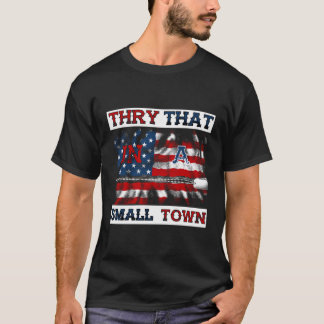 Vintage Try That In My Town American Flag For Wome T-Shirt
