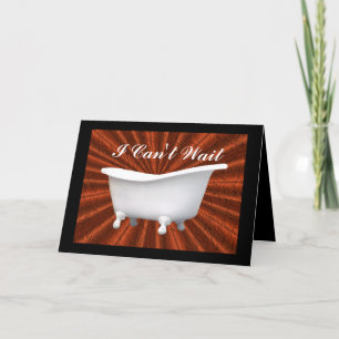 Vintage Tub- customise Card