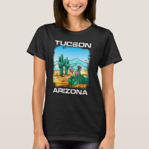 Vintage Tucson Arizona Desert Retro Cactus T-Shirt
