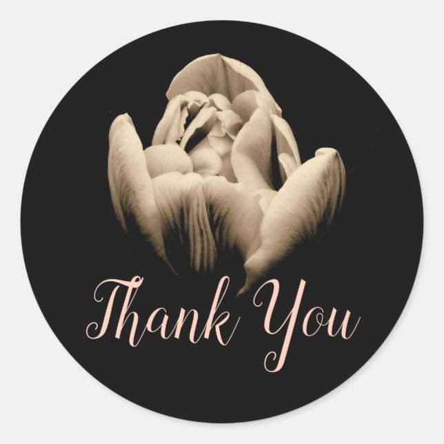 Vintage Tulip Customised Sticker (Front)