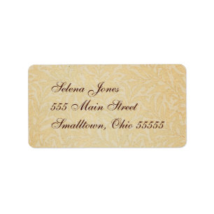 Vintage Tulip Morris Painting Collection Label