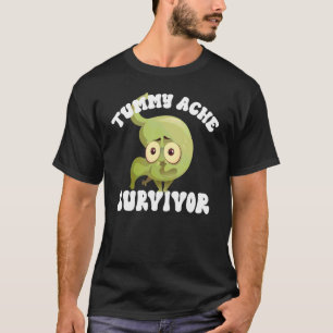 Vintage TUMMY ACHE SURVIVOR Stomach Ache IBS Men T-Shirt
