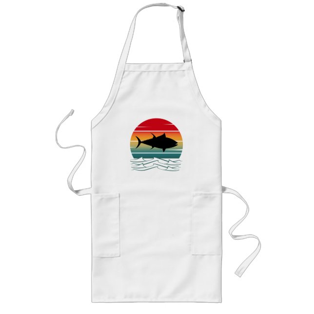 Vintage Tuna Fish Long Apron (Front)