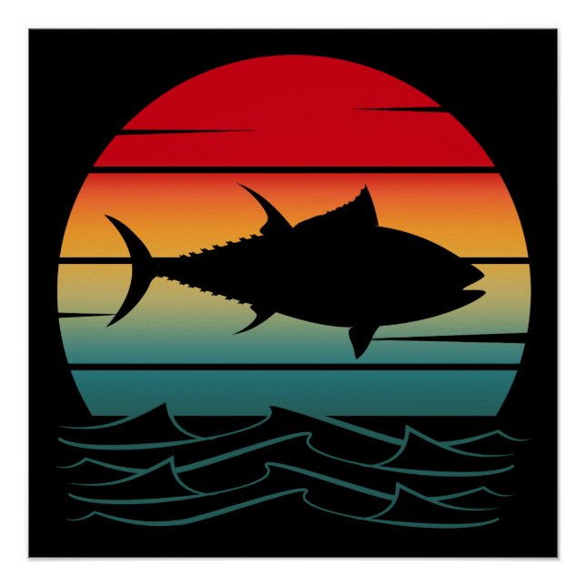 Vintage Tuna Fish Poster (Front)