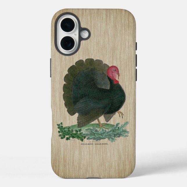 Vintage Turkey Case-Mate iPhone Case (Back)
