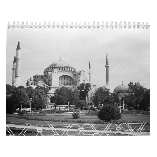 Vintage Turkey istanbul 1970 Calendar (Cover)