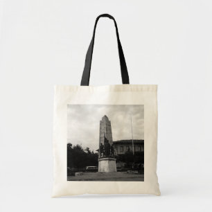 Vintage Turkey Istanbul Barberousse statue Tote Bag