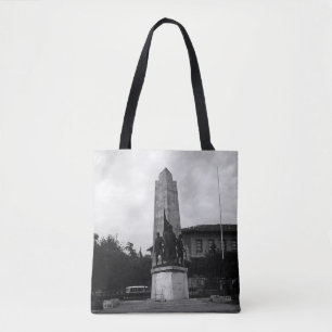 Vintage Turkey Istanbul Barberousse statue Tote Bag