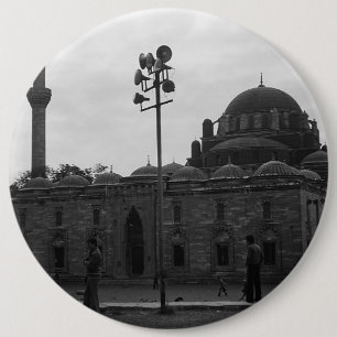 Vintage Turkey Istanbul Beyazit camii mosque 6 Cm Round Badge